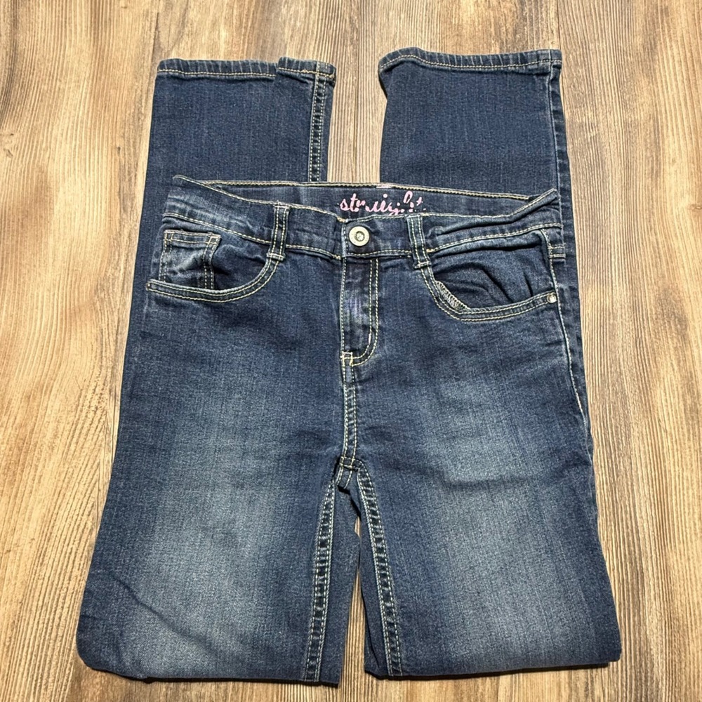 Gymboree Girls Dark Wash Skinny Jeans Size 12 Denim‎